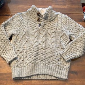 Cat and Jack Quarter Button Sweater